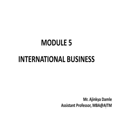 International Business 