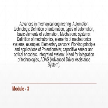 Sensors-and-Actuators-working principle and types of sensors | PDF