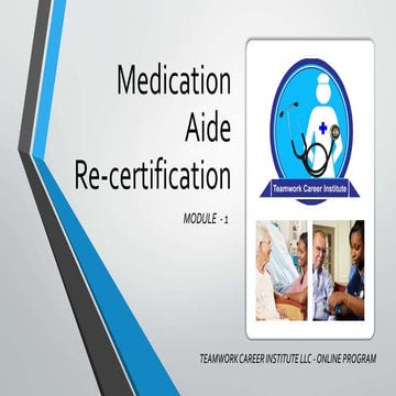 Safe Administration of Medication