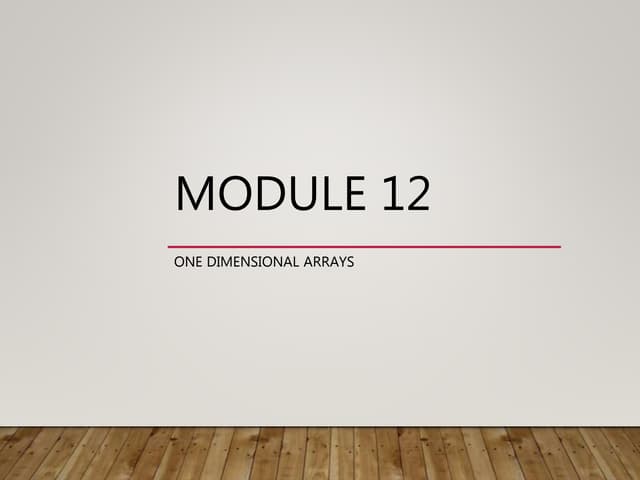 Mod 12