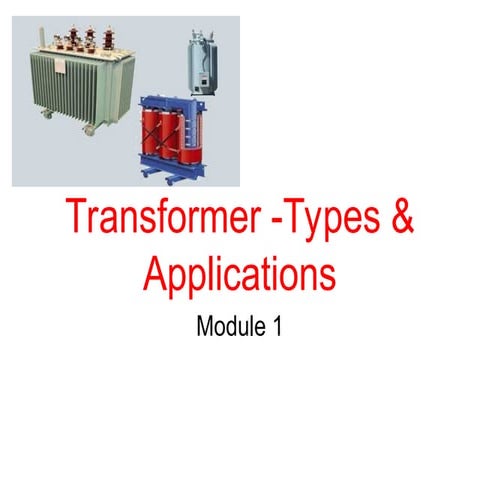 Mod_1_Transformers power point presentation