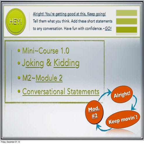 Module-2 Joking & kidding Lesson Text