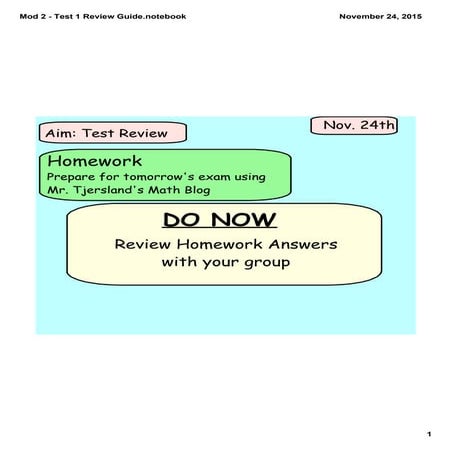 Mod 2   test 1 review guide