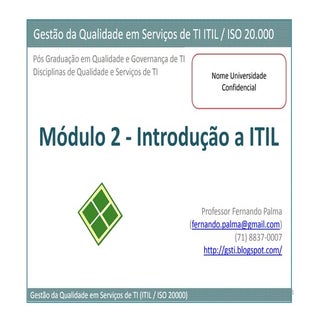 Material ITIL Fondation - parte 02 ...
