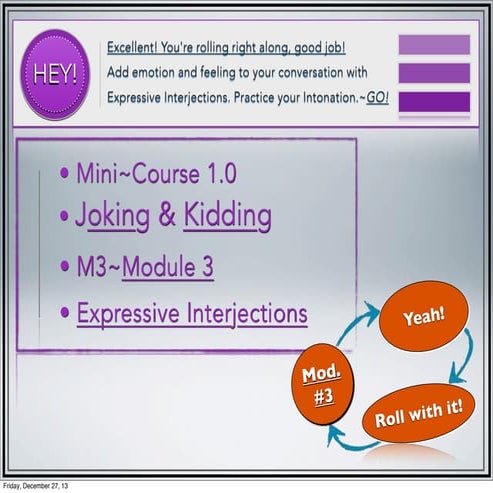 Module-3 Joking & kidding Lesson Text