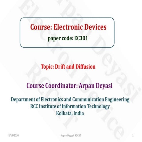 Carrier transport processes