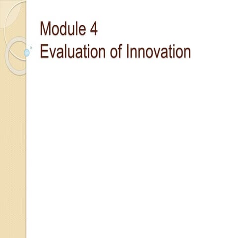Innovation Management for BU syllabus