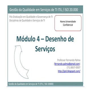 Material ITIL Fondation - parte 03 ...