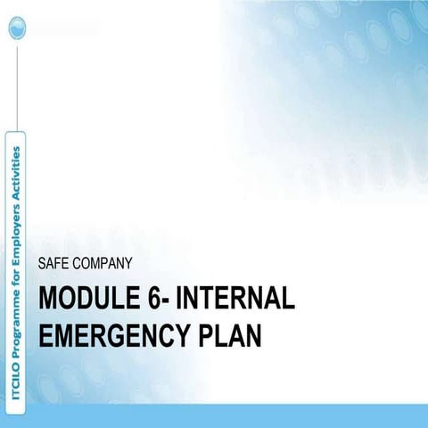 Internal Emergency Plan | PPTX