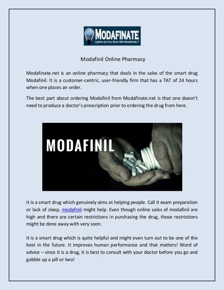 Modafinil Online Pharmacy