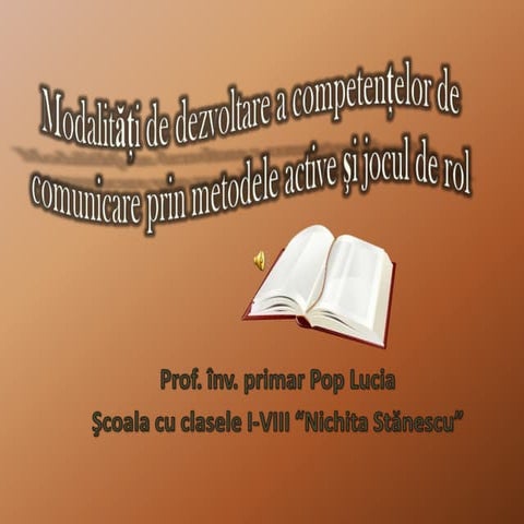 Modalitati de dezvoltare a competentelor de lectura