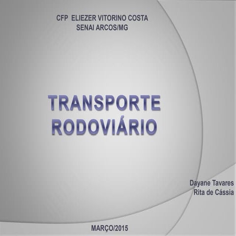 Modal rodoviário  Brasil