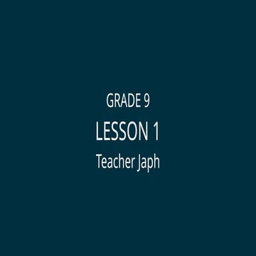 MODALS , MODAL VERBS IN ENGLISH 9 LESSON 1 q1