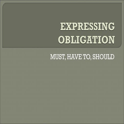 Obligation | PPS