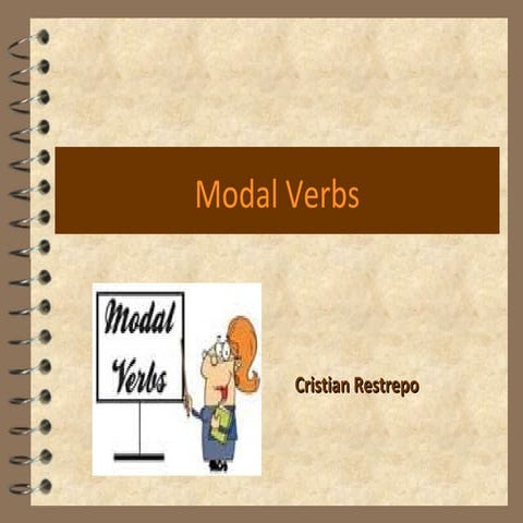 Modals verbs cristian