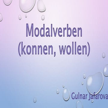 Modalverben