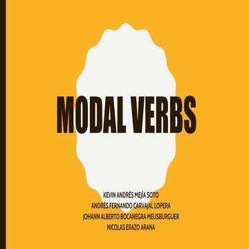 Modal verbs (1)