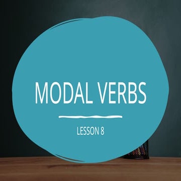 Comprehensive Guide to Modal Verbs: Can, Could, May, Should Explained ...