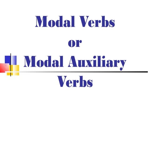 Modal Verbs for the test