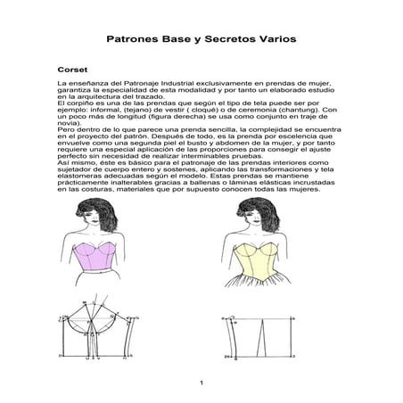 Moda patrones base 35 pag