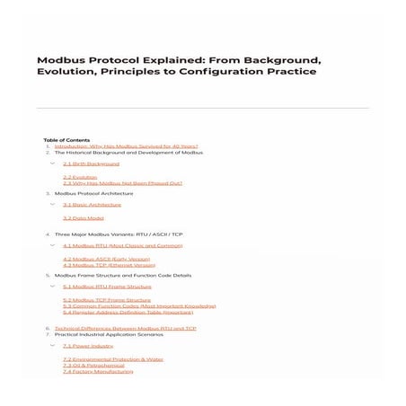 In-Depth Analysis of the OPC UA Protocol From Background, Development ...