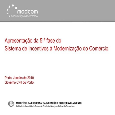 MODCOM - 5.ª Fase | PPT