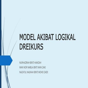 Model akibat logikal dreikurs