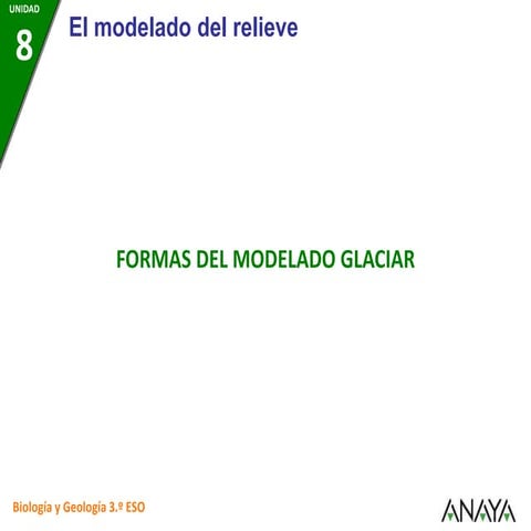 Modelado glaciar PPT