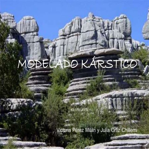 Modelado kárstico