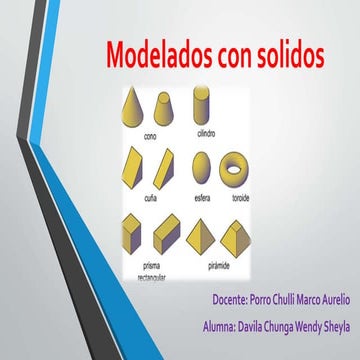 Creación sólidos y superficies enautocad | DOCX