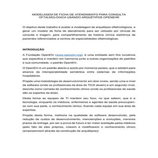 MODELAGEM DE FICHA DE ATENDIMENTO P...
