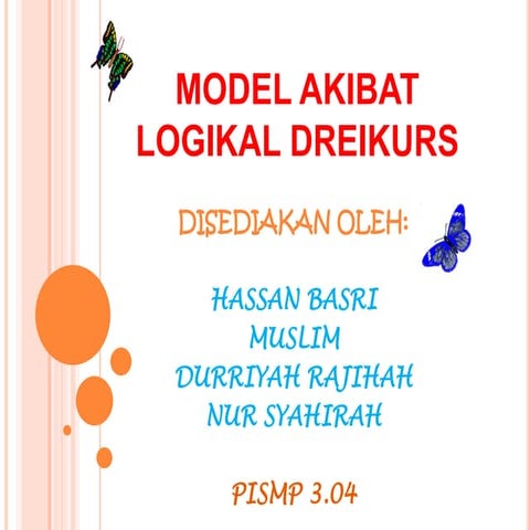 Model akibat logikal dreikurs | PPTX