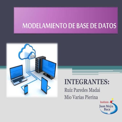 Modelamiento de base de datos