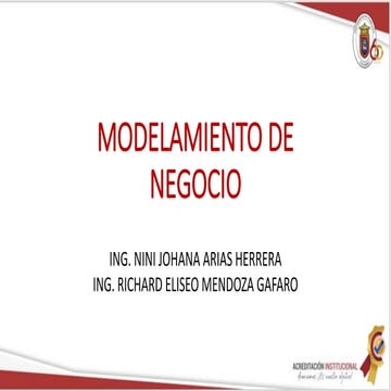 MODELAMIENTO DE NEGOCIO