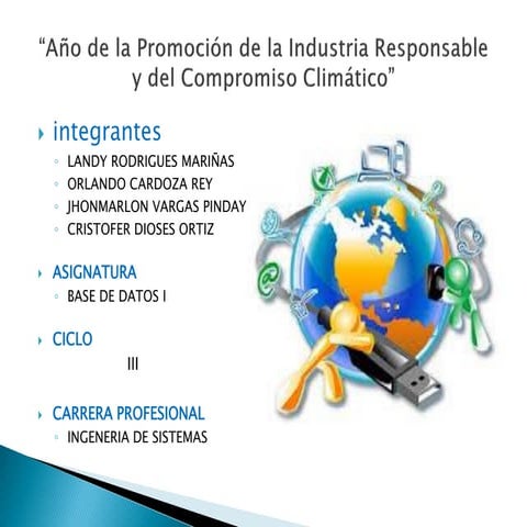 Modelamientos de base de datos III ciclo