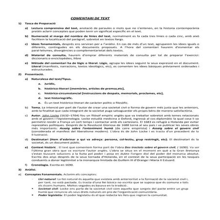 Model de comentari de text