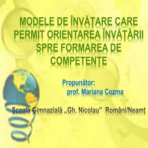 Modele de invatare