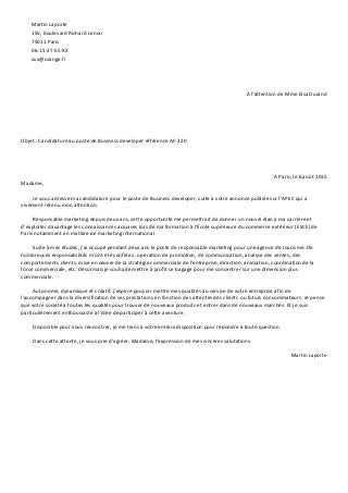 'lettre de motivation' on SlideShare