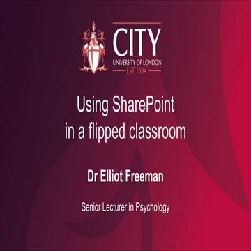 Building model exam answers using Sharepoint