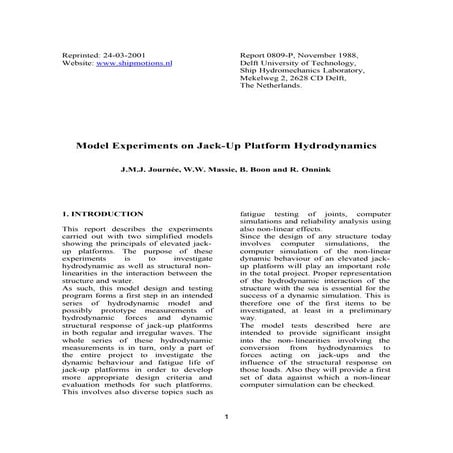 Finite element analysis of a floating rectangular plate | PDF