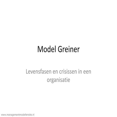 Model greiner met toelichting en gratis tools - presentatie op managementmode...