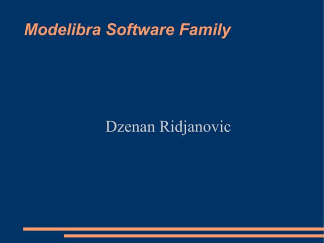 Modelibra Software Family