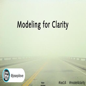 Modeling for Clarity - IA Summit 2014 | PPT