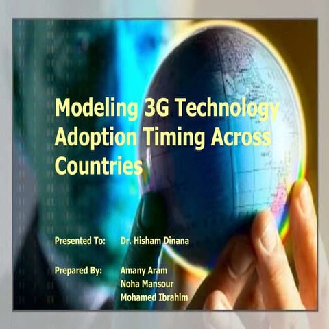 Modeling 3 g technology adoption timing across countries