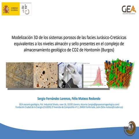 3D pore network modelling of the Jurassic-Cretaceous facies equivalent to sto...