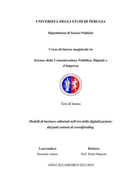 Modelli di business editoriali
