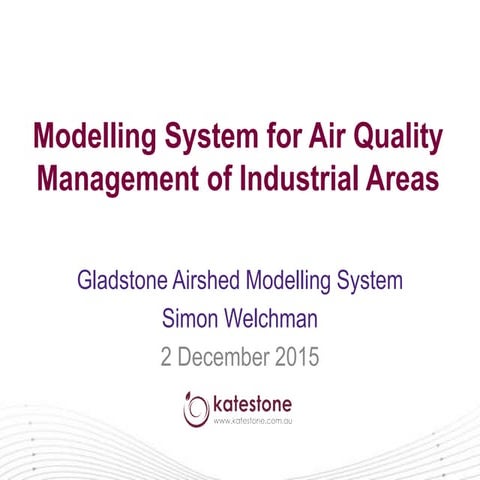 Modelling system for air quality management