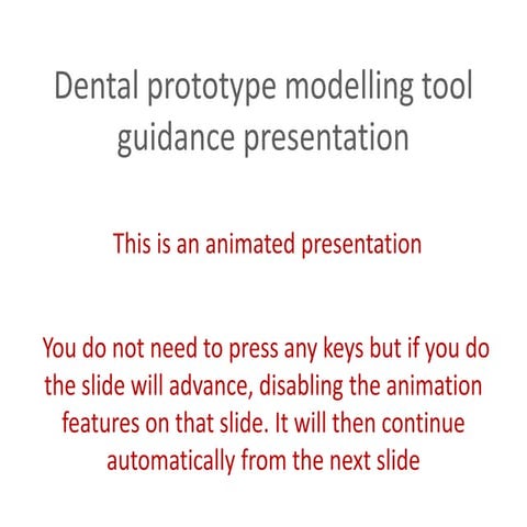 Modelling tool guidance presentation animated  version 3   unlocked