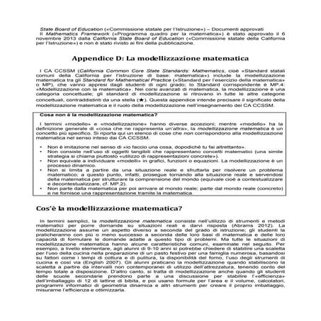 Modellizzazione matematica