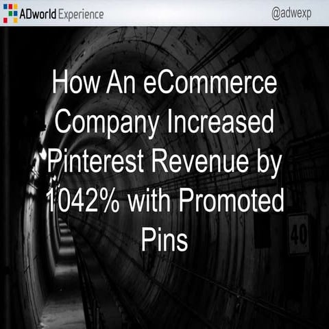 How an eCommerce Company Increased Pinterest Revenue by 1042% with Promoted Pins